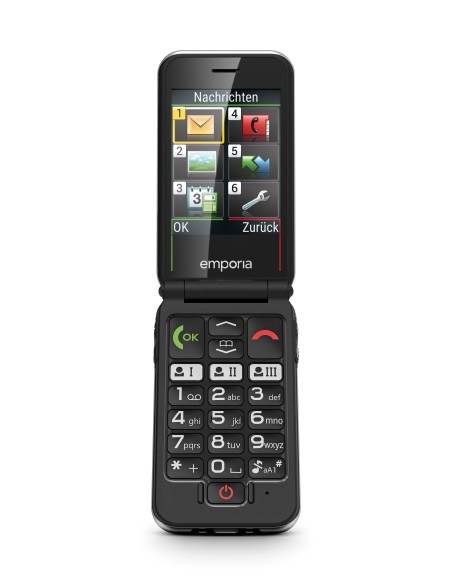 Emporia emporiaJOY-LTE 7,11 cm (2.8") 115 g Nero Telefono per anziani
