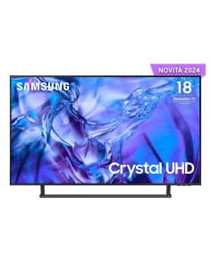 Samsung TV Crystal UHD 4K 50” UE50DU8570UXZT Smart TV Wi-Fi Titan Gray 2024, Processore Crystal 4K, 4K Upscaling, AirSlim