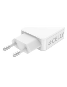 Celly SLIMTC1C1A45WWH Caricabatterie per dispositivi mobili Computer portatile, Smartphone, Tablet Bianco AC Ricarica rapida 2