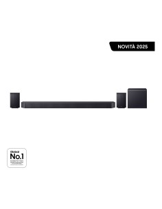 Samsung Soundbar HW-Q990F ZF, Audio 11.1.4 canali, Wireless Dolby Atmos, 2025