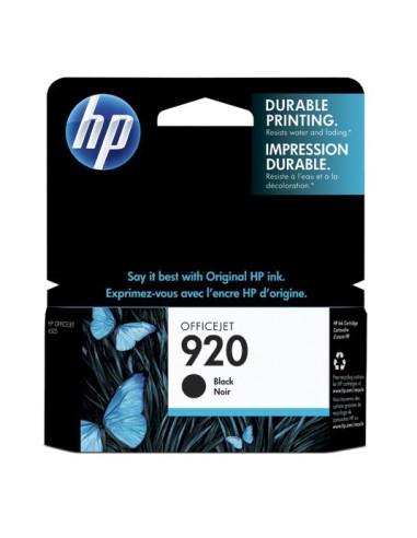 HP 920 Black Officejet Ink Cartridge cartuccia d'inchiostro 1 pz Originale Nero