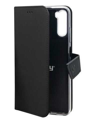 Celly WALLY custodia per cellulare 16,5 cm (6.5") Custodia a borsellino Nero