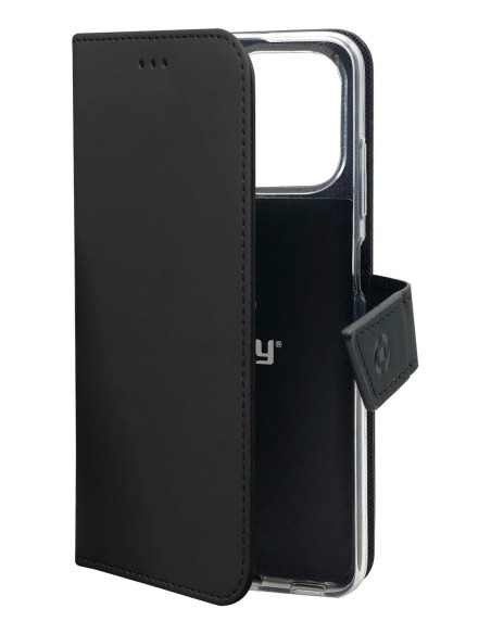 Celly WALLY custodia per cellulare 16,9 cm (6.67") Custodia a borsellino Nero