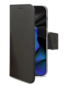 Celly WALLY custodia per cellulare 16,3 cm (6.4") Custodia a borsellino Nero