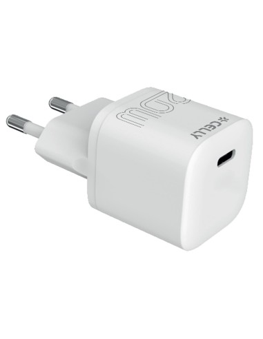 Celly UCTC1USBC20WWH Caricabatterie per dispositivi mobili Universale Bianco AC Interno