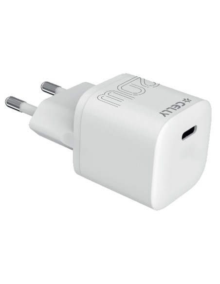 Celly UCTC1USBC20WWH Caricabatterie per dispositivi mobili Universale Bianco AC Interno Celly UCTC1USBC20WWH Caricabatterie per dispositivi mobili Universale Bianco AC Interno