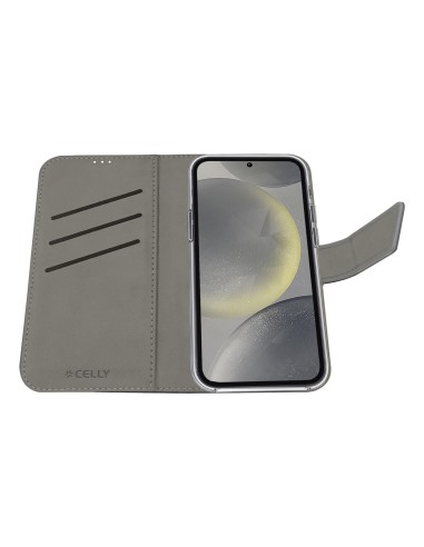 Celly WALLY custodia per cellulare 15,8 cm (6.2") Custodia a borsellino Nero