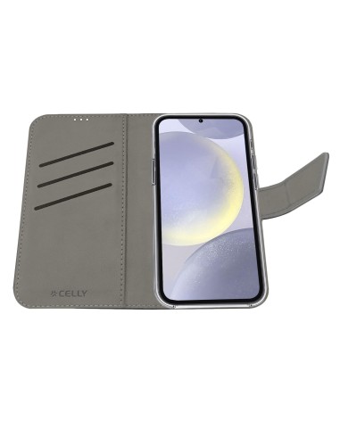 Celly WALLY custodia per cellulare 17 cm (6.7") Custodia a borsellino Nero