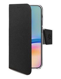 Celly WALLY custodia per cellulare 17 cm (6.7") Custodia a borsellino Nero
