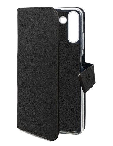 Celly WALLY custodia per cellulare 17 cm (6.7") Custodia a borsellino Nero