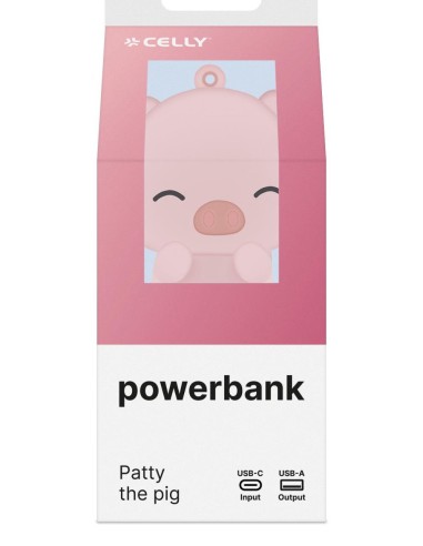 Celly PBPIG batteria portatile Polimeri di litio (LiPo) 2600 mAh Rosa