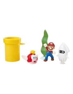 Super Mario Underwater Diorama Set