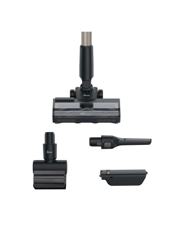 Hoover HF310P 011 Aspirapolvere elettrica Batteria Secco HEPA Senza sacchetto 0,7 L 400 W Nero, Metallico 2,5 Ah