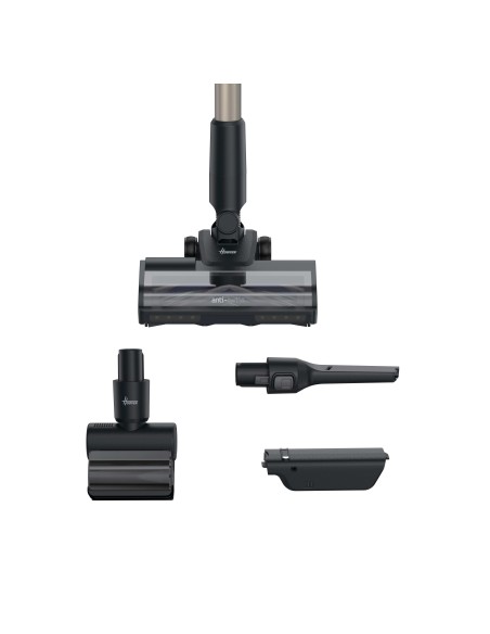 Hoover HF310P 011 Aspirapolvere elettrica Batteria Secco HEPA Senza sacchetto 0,7 L 400 W Nero, Metallico 2,5 Ah