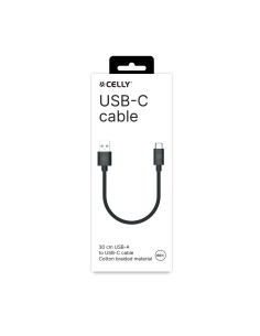 Celly CABLE USB-A A USB-C 30CM 60W cavo USB 2