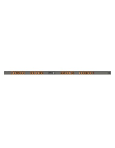 Vertiv MUU5MGB0-24PK37-2C20A9A00-S unità di distribuzione dell'energia (PDU) 24 presa(e) AC Nero