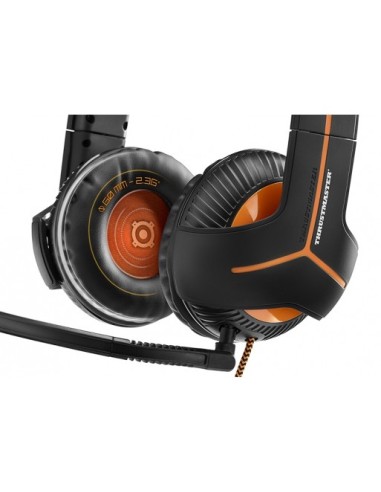 Thrustmaster Y350 CPX 7.1 Auricolare Cablato A Padiglione Gaming Nero, Arancione