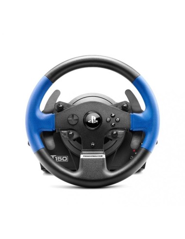 Thrustmaster T150 Force Feedback Nero, Blu USB Sterzo + Pedali PC, PlayStation 4, Playstation 3