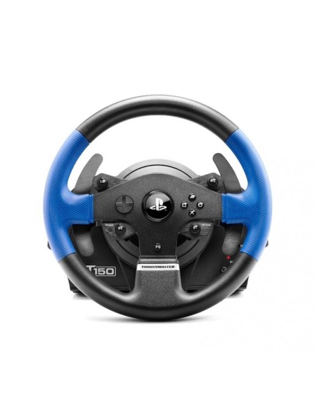 Thrustmaster T150 Force Feedback Nero, Blu USB Sterzo + Pedali PC, PlayStation 4, Playstation 3