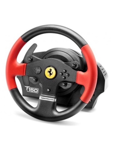 Thrustmaster T150 Ferrari Wheel Force Feedback Nero, Rosso USB Sterzo + Pedali PC, PlayStation 4, Playstation 3