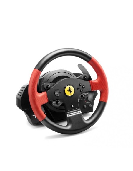 Thrustmaster T150 Ferrari Wheel Force Feedback Nero, Rosso USB Sterzo + Pedali PC, PlayStation 4, Playstation 3