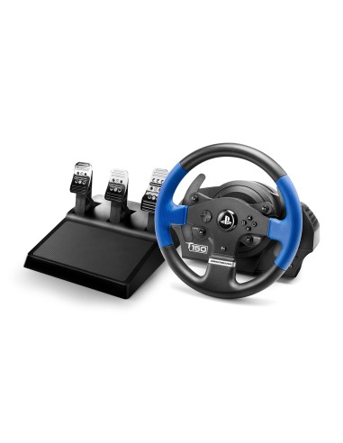 Thrustmaster T150 PRO ForceFeedback Nero, Blu USB Sterzo + Pedali PC, PlayStation 4, Playstation 3