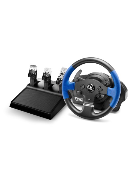 Thrustmaster T150 PRO ForceFeedback Nero, Blu USB Sterzo + Pedali PC, PlayStation 4, Playstation 3