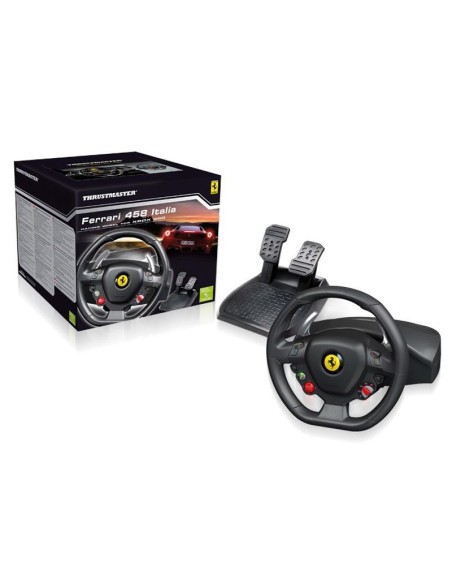 Thrustmaster Ferrari 458 Nero USB 2.0 Sterzo + Pedali Analogico Xbox
