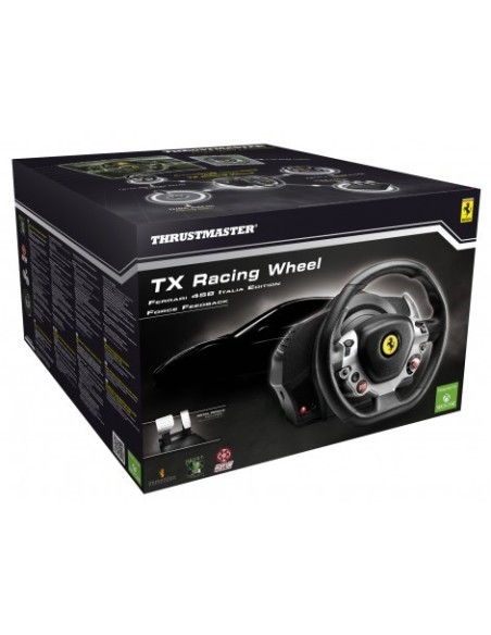 Thrustmaster TX Racing Wheel Ferrari 458 Italia Edition Nero, Argento Sterzo + Pedali PC, Xbox One