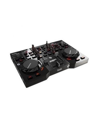 Hercules 4780833 controller per DJ Mixer a nastro magnetico 2 canali Nero
