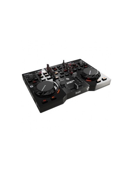 Hercules 4780833 controller per DJ Mixer a nastro magnetico 2 canali Nero