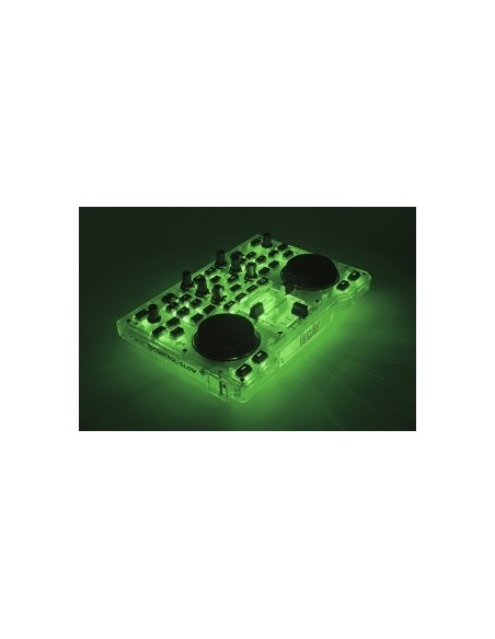 Hercules 4780839 controller per DJ Mixer a nastro magnetico 2 canali Verde