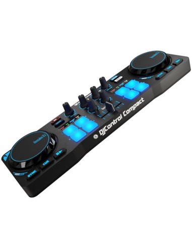 Hercules 4780843 controller per DJ 2 canali Nero