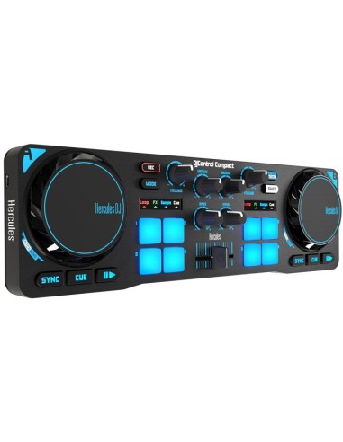 Hercules 4780843 controller per DJ 2 canali Nero