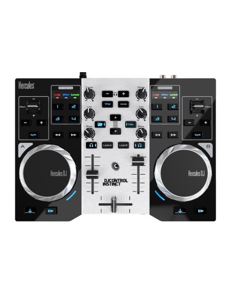 Hercules DJControl Instinct Party Pack Mixer per vinile Nero, Grigio