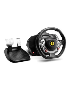 Thrustmaster TX Racing Wheel Ferrari 458 Italia Edition Nero, Argento, Giallo USB 2.0 Sterzo + Pedali Analogico Digitale PC,