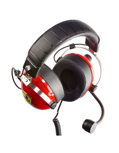 Thrustmaster New! T.Racing Scuderia Ferrari Edition Auricolare Cablato A Padiglione Gaming Nero, Rosso