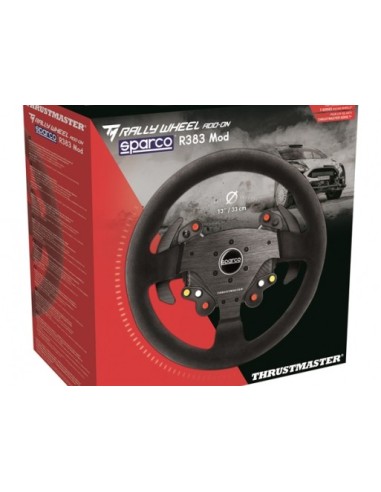 Thrustmaster Rally Wheel Add-On Sparco R383 Mod Nero USB Volante Digitale PC