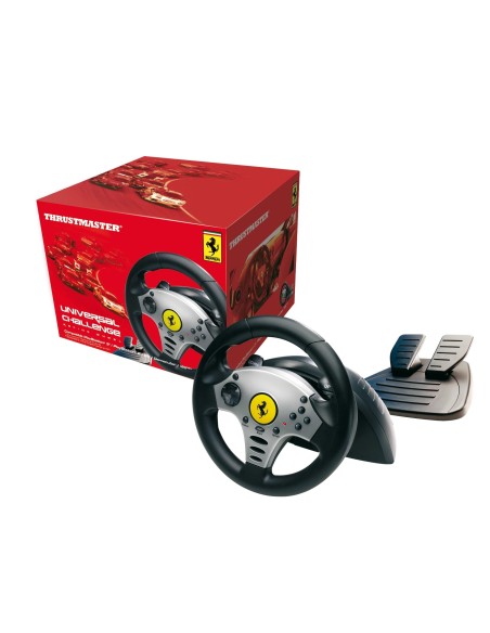 Thrustmaster Universal Challenge 5 in 1 Racing Wheel Sterzo + Pedali GameCube, PC, Playstation 2, Playstation 3, Wii