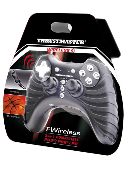 Thrustmaster T-Wireless 3 in 1 Nero Gamepad PC, Playstation 2, Playstation 3