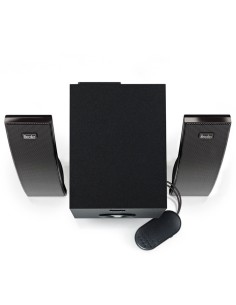 Hercules XPS 2.1 20 Arc Black set di altoparlanti 8 W PC Nero 2.1 canali 1-via 4 W 2
