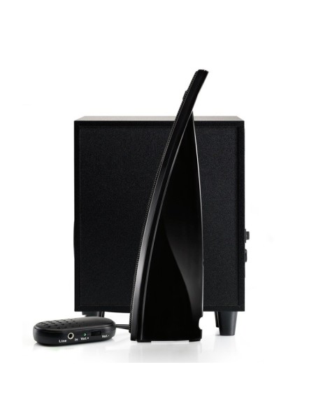 Hercules XPS 2.1 20 Arc Black set di altoparlanti 8 W PC Nero 2.1 canali 1-via 4 W