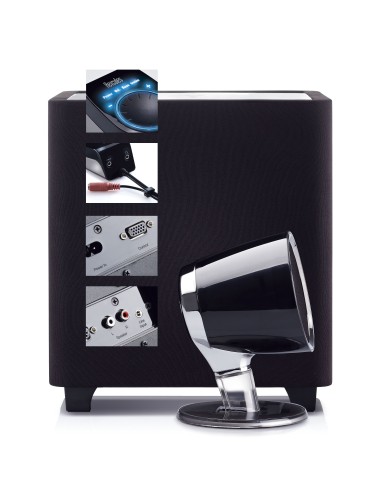 Hercules XPS 101 set di altoparlanti 101 W PC 2.1 canali 1-via 20,5 W