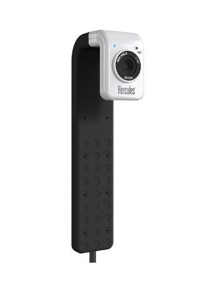 Hercules HD Twist webcam 1 MP 1280 x 720 Pixel USB 2.0 Nero, Bianco