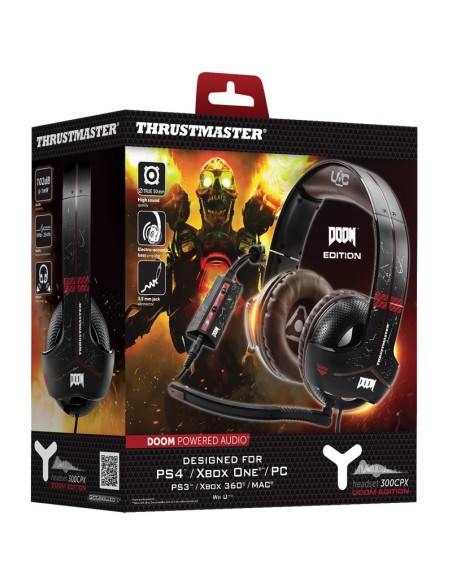 Thrustmaster Y-300CPX Auricolare Cablato A Padiglione Gaming Nero, Marrone