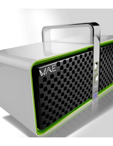 Hercules BTP05 Altoparlante portatile stereo Verde, Grigio 15 W