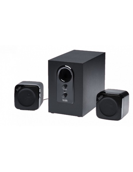 Hercules 2.1 Cube set di altoparlanti 20 W PC Nero 2.1 canali