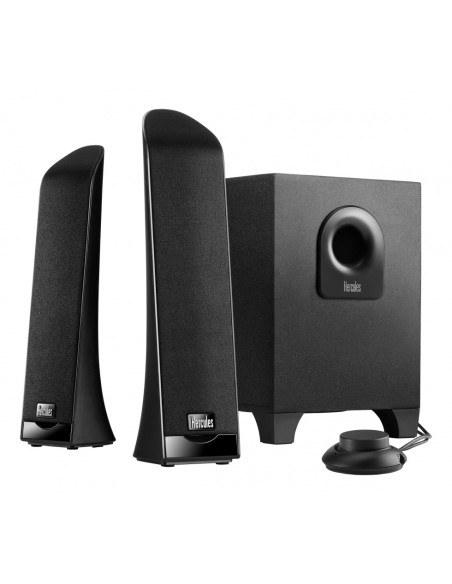 Hercules 2.1 Slim set di altoparlanti 30 W Universale Nero 2.1 canali 14 W