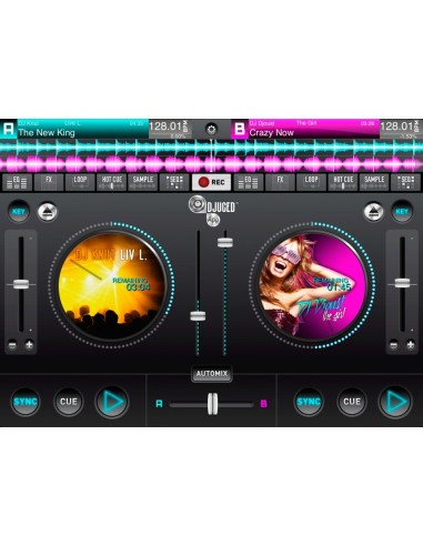 Hercules DJControl AIR f  iPad Nero