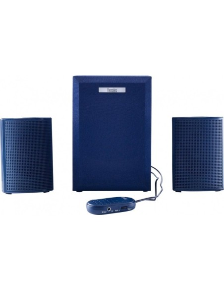 Hercules 20 set di altoparlanti 9 W PC PC portatile Nero 2.1 canali 1-via 4 W